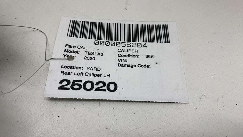 1044623-00-H ⭕ 2017-2025 Tesla Model 3 Rear Left Caliper w/ Brake Line Hose BASE 1044623-00-H