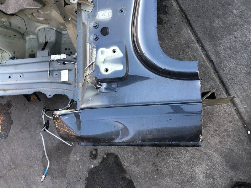 ⭕ 2017-2020 Tesla Model 3 M3 Front Driver Side Quarter Panel Cut Out Frame Left