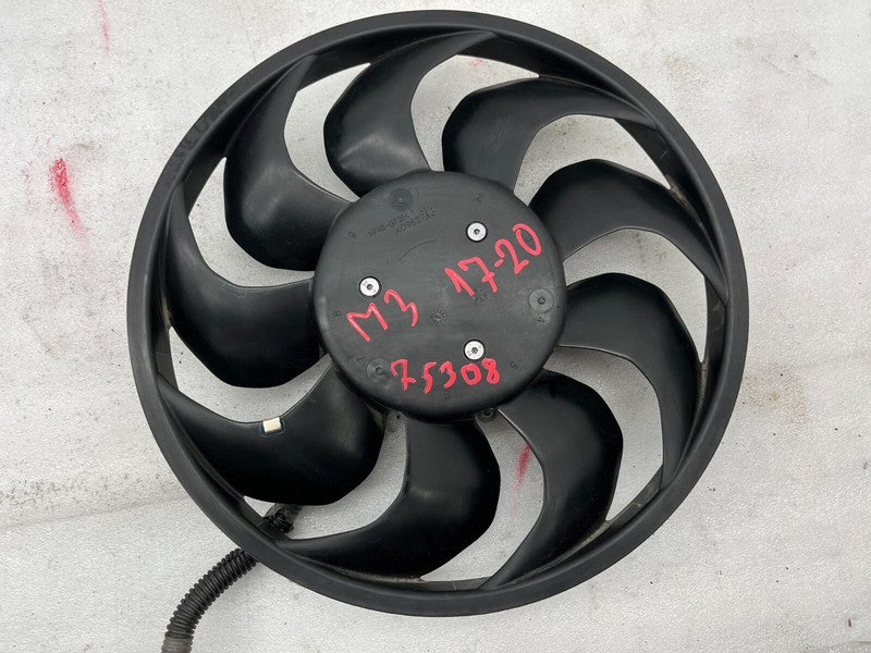 ⭕ 2017-2020 Tesla Model 3 Radiator Cooling Fan (9-Blade) w/ Motor Plug Assembly