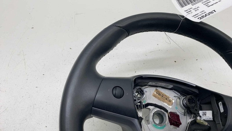 108568200B ⭕ 2017-2020 Tesla Model 3 Steering Wheel Leather Black (Non-Heated) 1105324-00-G