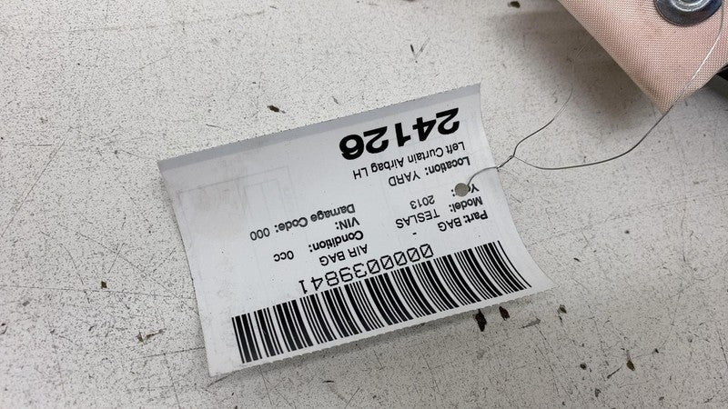 ⭕ 2012-2020 Tesla Model S Driver Roof Curtain Safety Airbag Left 10052
