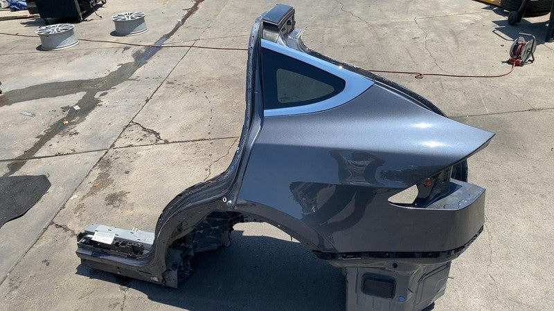 ⭕2016-2020 Tesla Model X Rear Left Quarter Fender Frame Panel Cutout Gray - PMNG