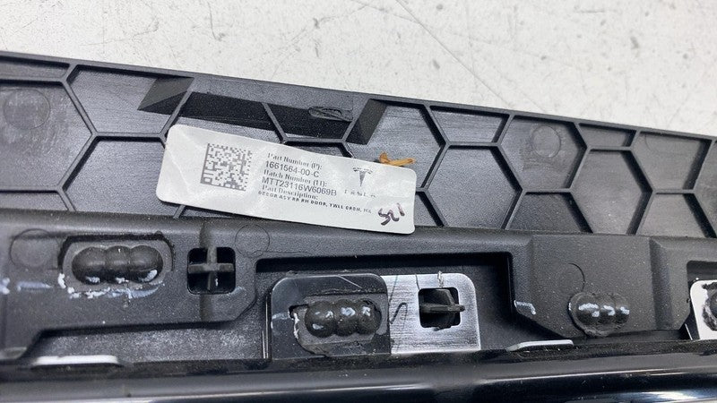 ⭕ 21-23 Model X Front & REAR Door CARBON FIBER TRIM 1661564-00-C / 164