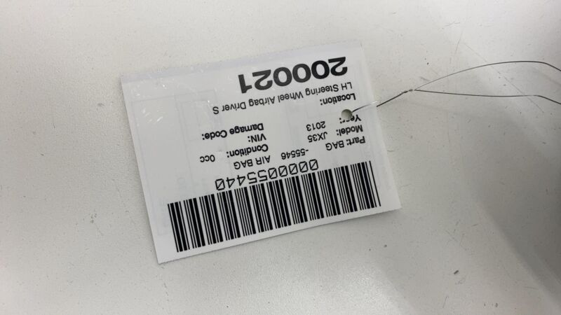 BAM-PT1-1188 2013 Infiniti JX35 Driver Steering Wheel Airbag Air Bag OEM
