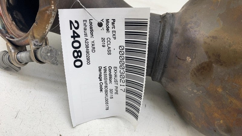 ⭕ 16-19 Mercedes  C300 W205 Front Exhaust System Downpipe Header Manifold OEM