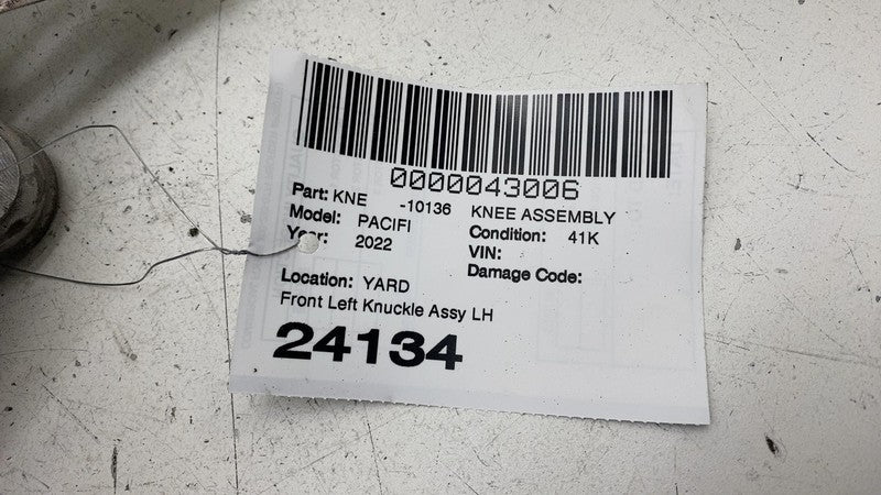 68189019AE ⭕ 2017-2024 Chrysler Pacifica Front Spindle Knuckle Assembly Left FWD 68189019AE