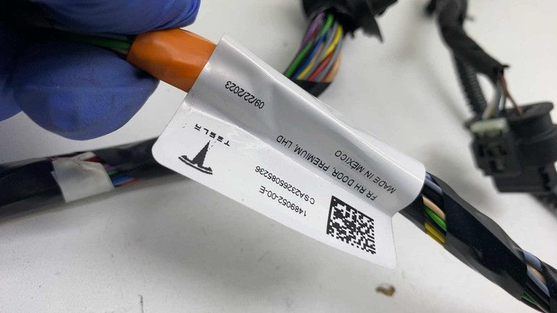 ⭕ 20-24 Tesla Model Y MY Front Right Door Wiring Harness Cable Wire 14