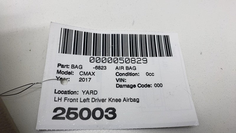 GJ5478042A01AB31T3 2013-2018 Ford C-Max Escape Front Driver Side Lower Knee SRS Airbag Left LH OEM