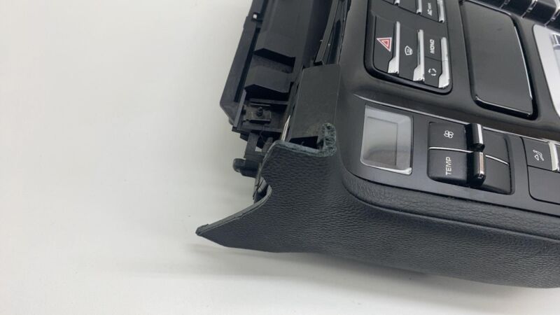 7P5863419 2011-2017 Porsche Cayenne Front Center Console Switch Control Panel Trim Black