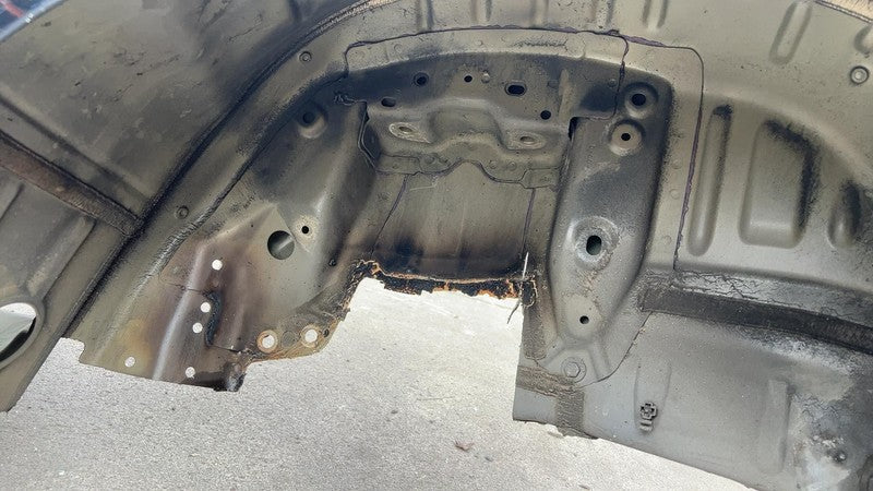 ⭕ 17-20 Tesla Model 3 Rear Right Quarter Panel Structural Frame Cut Black PBSB