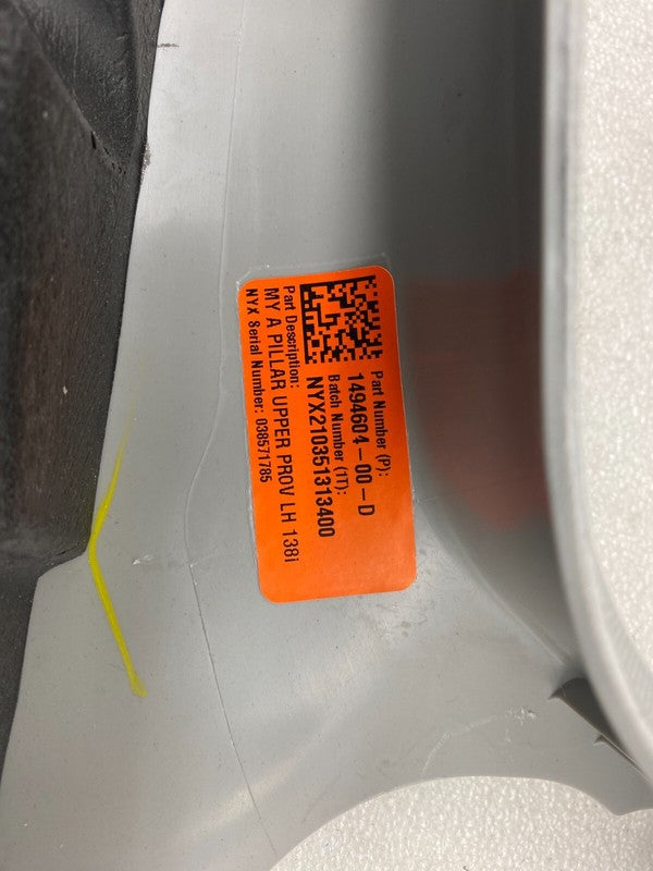 ⭕2020-2024 Tesla Model Y Front Left A-Pillar Upper Trim Cover Panel 14