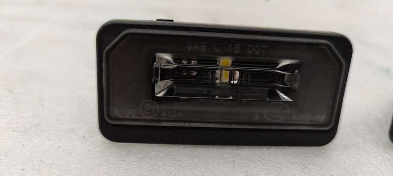 1034341 00 A ⭕ 12-20 Model S Rear Bumper Left = Right License Plate Lamp Light 1034341-00-A