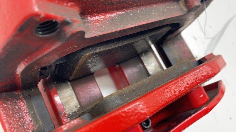 ⭕ 2019-2021 Tesla Model S Rear Right Caliper Red w/ Brake Hose Line 10