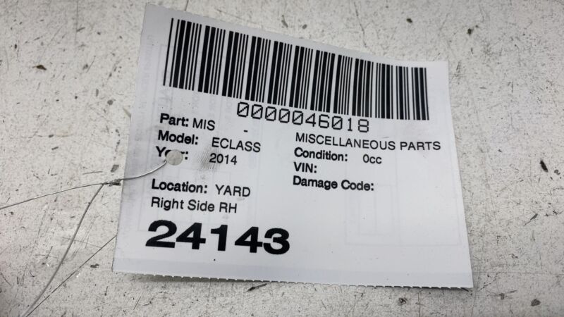 A 204 326 05 98 10-16 Mercedes Benz E350 E-Class Rear Right Strut Shock Absorber RWD A2043260598