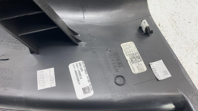 PT00001380 ⭕ 22-24 Rivian R1T Rear Left Driver C-Pillar Lower Trim Cover Panel PT00001380