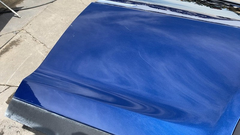 ⭕ 16-24 Tesla Model X Rear Left Falcon Door Shell Panel Blue - PPSB 10