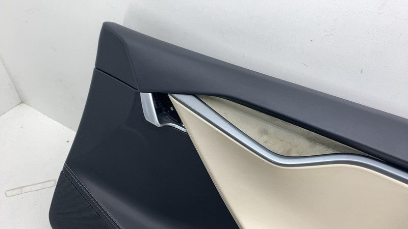 ⭕ 2016-2020 Model S Front Right Interior Door Panel Trim Card Cover 10