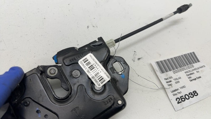 ⭕ 20-23 Model 3 Y Front Hood Latch Double Pull Single Actuator w/ Cabl