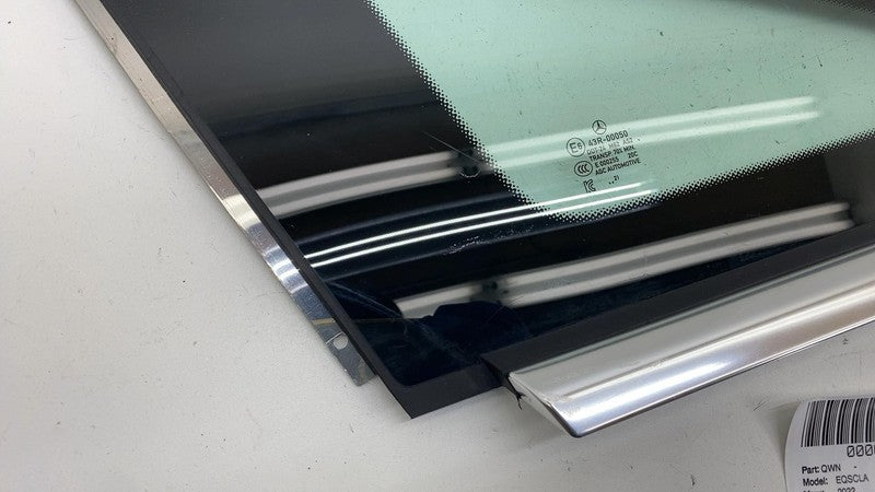18519629 ⭕ 2022 EQS 450+ V297 Rear Driver Side Quarter Fixed Door Window Glass Left LH