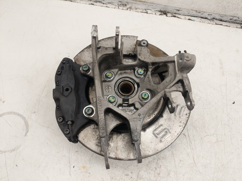 ⭕ 12-15 Tesla Model S MS Rear Left Spindle Knuckle Caliper Hub Disc Ro