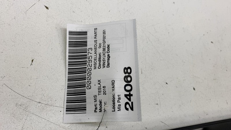 ⭕ 2016-2020 Tesla Model X MX B-Pillar Applique Glass Right w/ Seal 103