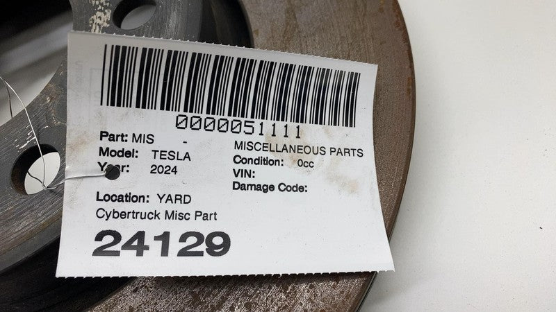 181743299G 2024-2025 Tesla Cybertruck Left or Right Disc Disk Brake Rotor Assembly OEM