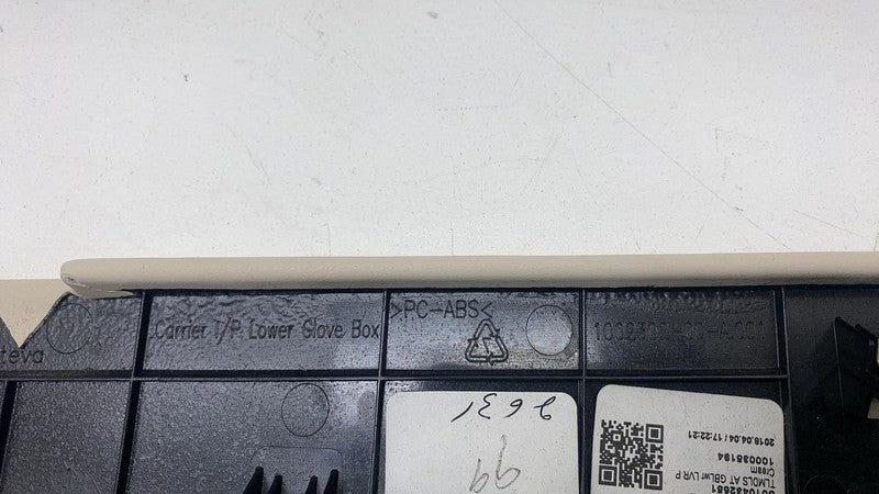 ⭕ 12-20 Model S Instrument Panel Lower Glove Box Compartment Cover 100