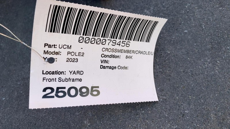 32281623 ⭕21-23 Polestar 2 Front Subframe Crossmember Engine Cradle + Stabilizer Sway Bar