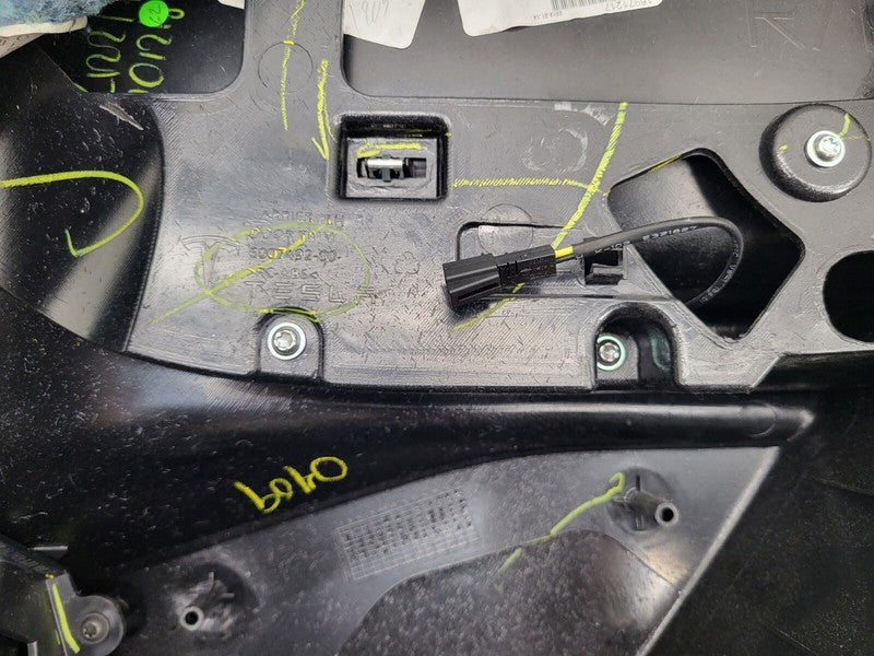 600613371L ⭕ 12-20 Tesla Model S Rear Left Interior Door Panel Trim Card Cover 6006133-71-L