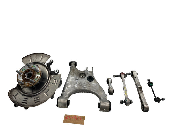 ⭕ 12-15 Tesla Model S Rear Right Spindle Knuckle + Wheel Hub + Control Arm Links