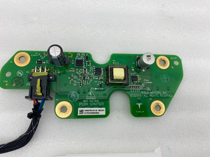 ⭕ 12-20 Model S X PCBA HV High Voltage Battery Standby Supply Board 10