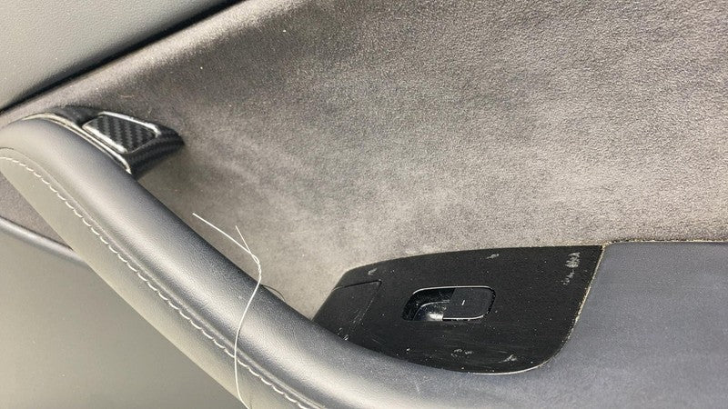 ⭕ 20-21 Tesla Model Y Front Right Door Panel Trim Card Cover Black 149