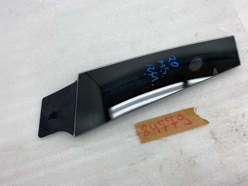 109230700G ⭕ 16-20 Tesla Model S Passenger Side B-Pillar Glass Applique Right 1092307-00-G