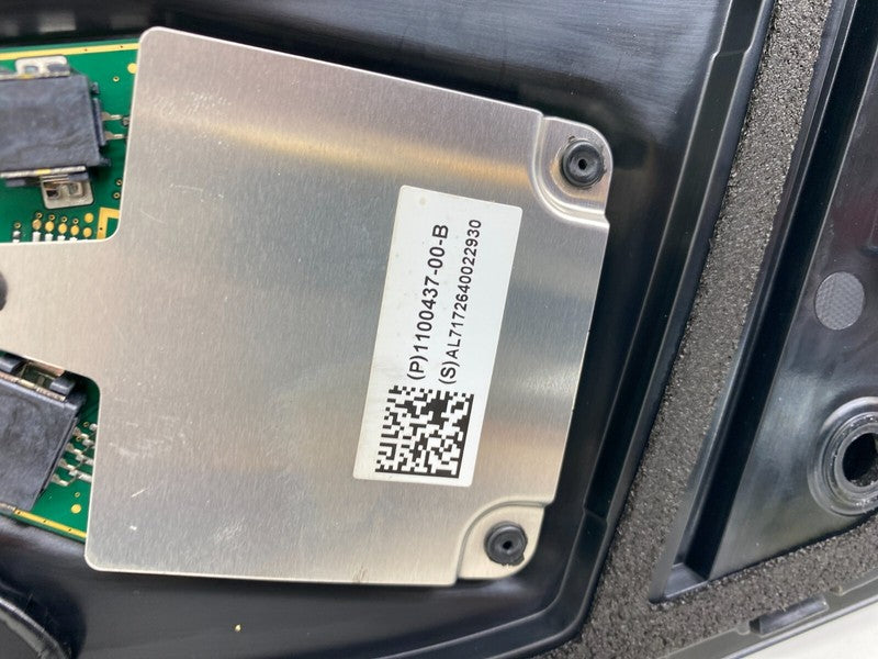 110043700B ⭕ 2017-2023 Tesla Model 3  B-Pillar Applique Glass with Camera Left 1100437-00-B