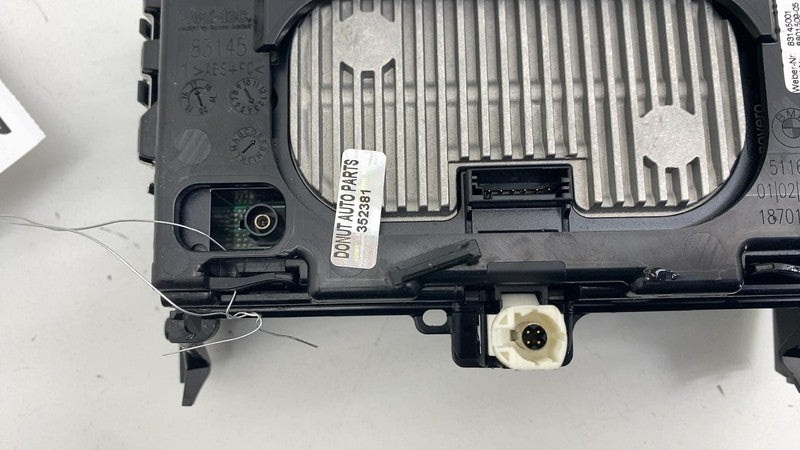 ⭕18-23 BMW 530e Center Console Wireless Device Battery Charger Pad 511