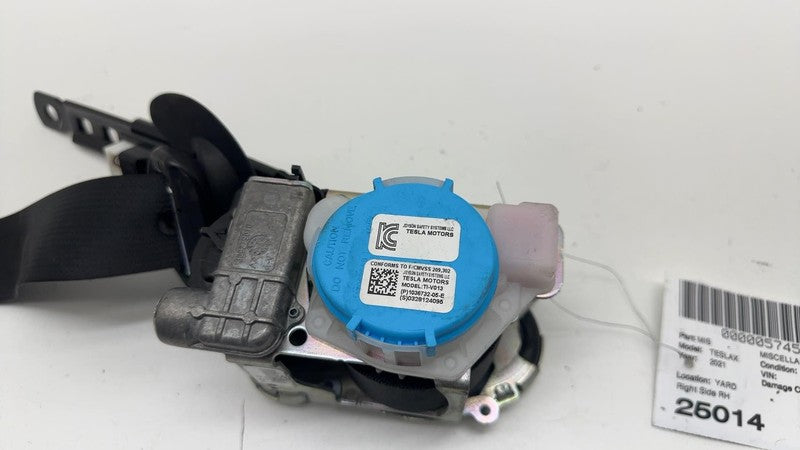 ⭕ 2016-2020 Tesla Model X Front Left 1st Row Seat Belt & Retractor 103