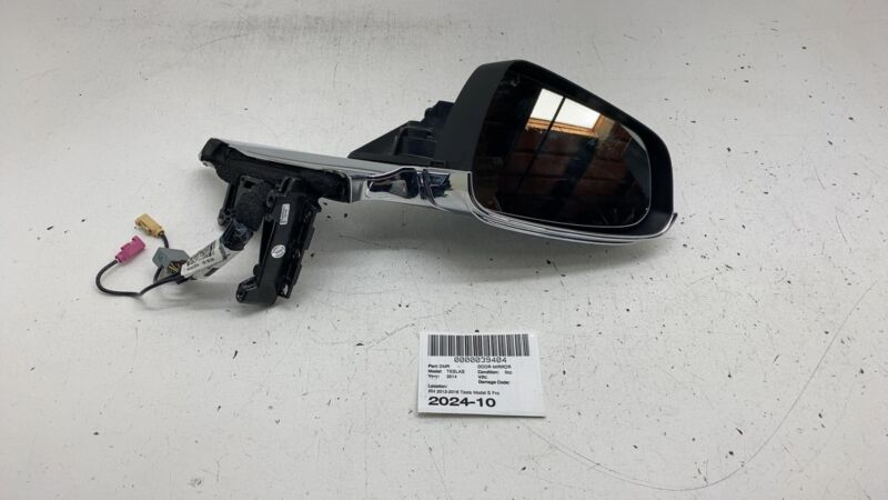 2012-2016 Tesla Model S Passenger Side Door Mirror Right (No Skull) Assembly OEM