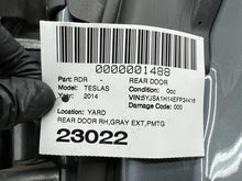 2012-2015 Tesla Model S Rear Passenger Side Door Shell Panel Right Gray - PMTG