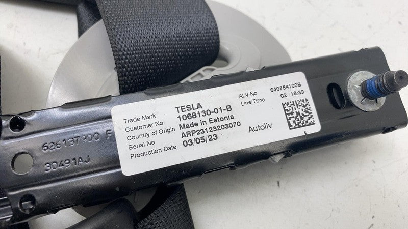 108127901H ⭕ 2017-2023 Tesla Model 3 Front Right 1st Row Seat Belt & Retractor 1081279-01-H