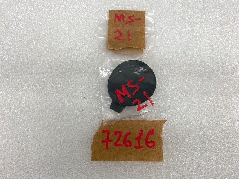 156468800A ⭕ 21-23 Model S MS Front Bumper Towing Eye Tow Hook Cap Cover Black 1564688-00-A