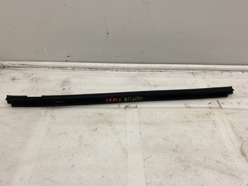 ⭕ 16-23 Tesla Model X Rear Driver Side Door Window Inner Belt Rubber Seal Left