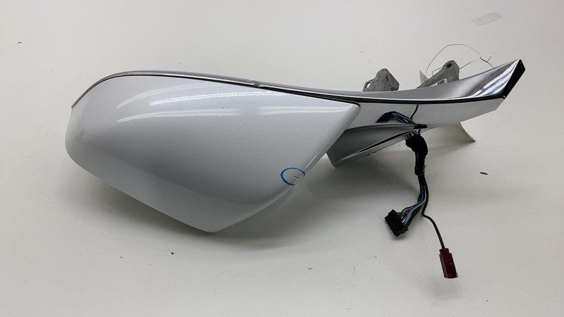 6005864-00-E 2012-2015 Tesla Model S Front Left Exterior Rear View Door Mirror LH White PPSW