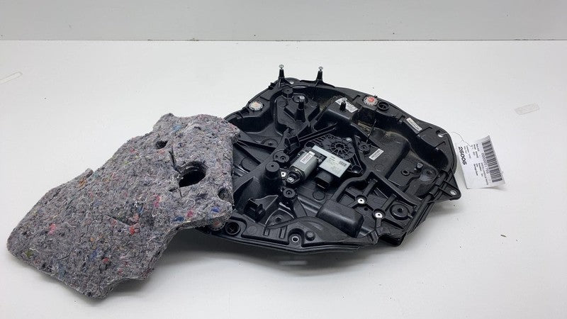 2018-2021 BMW 530e G30 Rear Driver Side Window Regulator & Carrier Lef