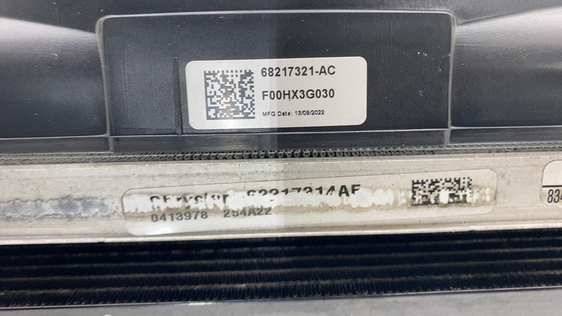 68217321 ⭕ 2017-2024 Chrysler Pacifica Radiator Electric Cooling Fan Shroud Blade & Motor