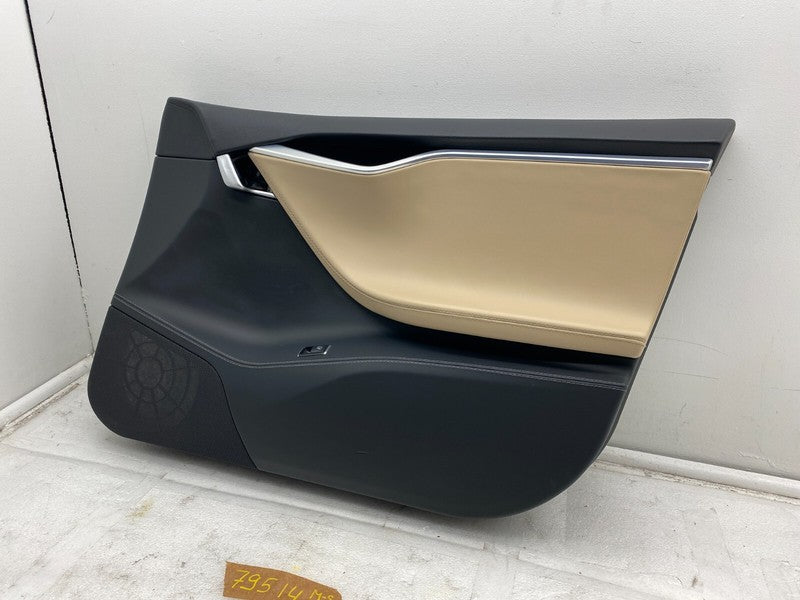100793620L ⭕ 12-15 Model S Front Right Interior Door Panel Trim Card Cover RH 1007936-20-l
