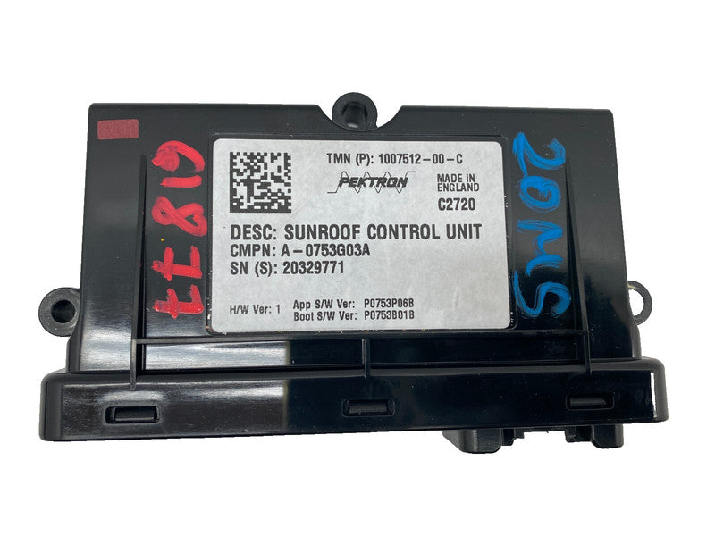 1007512 00 C ⭕ 16-20 Tesla Model S Sunroof Controller Moon Roof Control Module 1007512-00-C