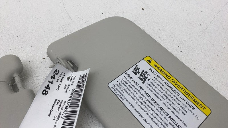 2022-2024 GT-Line Front Right & Left Sun Visor Sunshade w/ Mirror OEM 