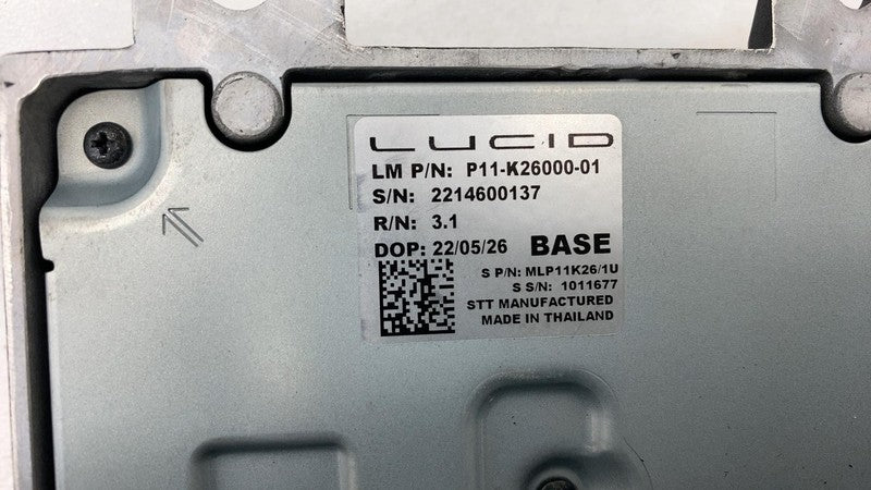 ⭕ 2022-2024 Lucid Air Grand Touring Rear Left Control Module Base P11-