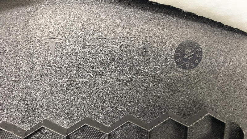 1090455-00-H ⭕ 2017-2023 Model 3 Rear Trunk Lid Liftgate Inner Trim Cover Panel 1090455-00-H