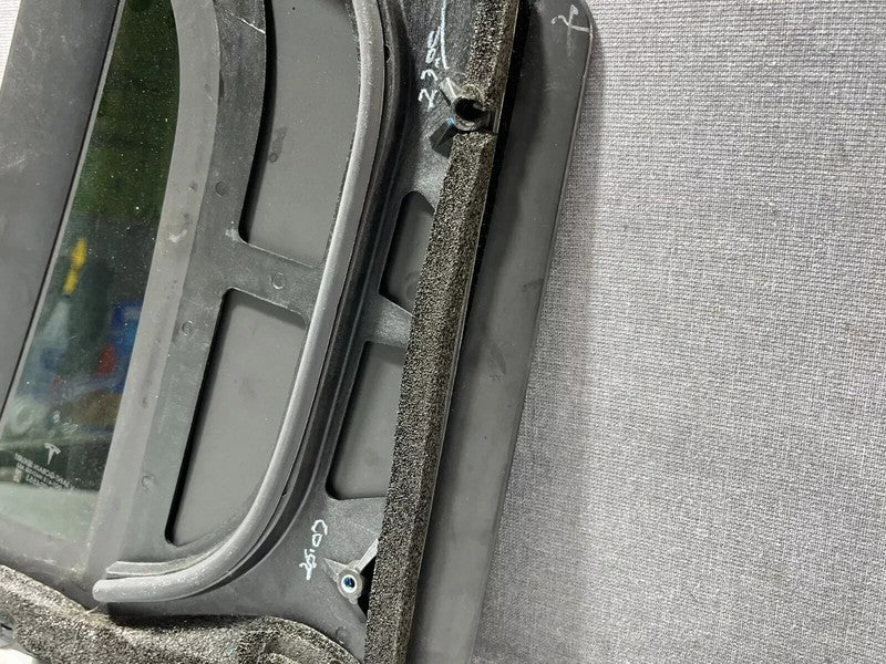 ⭕ 16-20 Tesla Model X Rear Passenger Side Window Quarter Fixed Glass 1